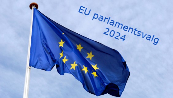 EU flag - valg den 9. juni 2024
